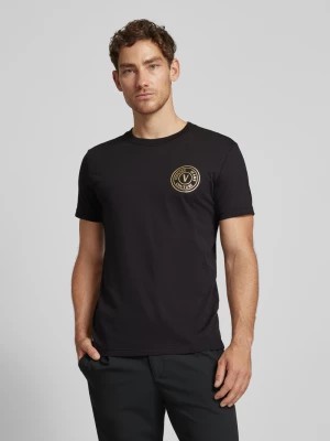 Zdjęcie produktu T-shirt z nadrukiem z logo Versace Jeans Couture