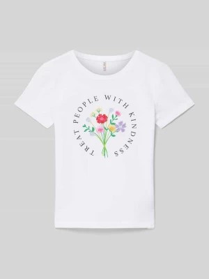 Zdjęcie produktu T-shirt z nadrukiem z napisem model ‘GEMMA’ Only