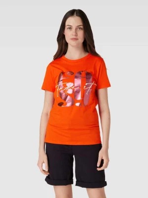 Zdjęcie produktu T-shirt z nadrukiem ze sloganem Boss Orange