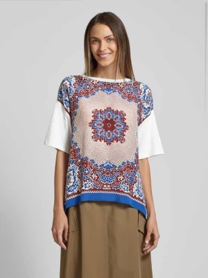 Zdjęcie produktu T-shirt z nadrukiem ze wzorem model ‘MALAGA’ Weekend Max Mara
