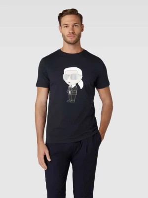 Zdjęcie produktu T-shirt z nadrukowanym motywem Karl Lagerfeld