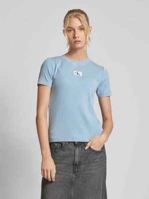 Zdjęcie produktu T-shirt z naszywką z logo Calvin Klein Jeans