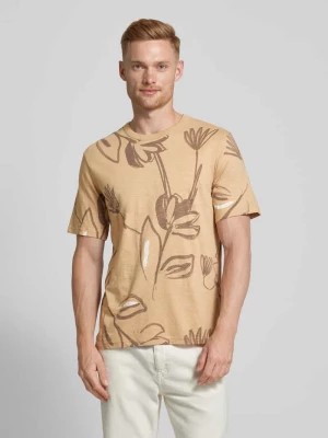 Zdjęcie produktu T-shirt z okrągłym dekoltem model ‘BLAPALMA’ Jack & Jones Premium