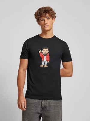 Zdjęcie produktu T-shirt z okrągłym dekoltem model 'KANADA SKETCH’ mister tee