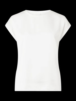 Zdjęcie produktu T-shirt z przeszytymi zakładkami na rękawach model ‘VIELLETTE’ Vila