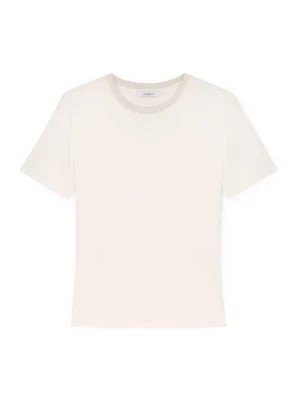 Zdjęcie produktu T-shirt z ściągaczem i lamówką Lurex Motivi