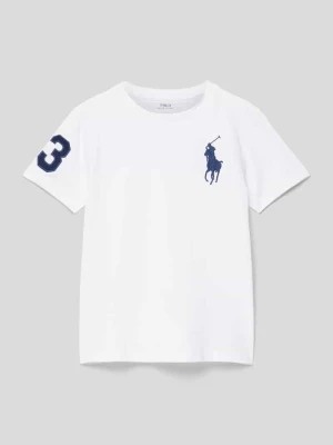 Zdjęcie produktu T-shirt z wyhaftowanym logo i motywem Polo Ralph Lauren Teens