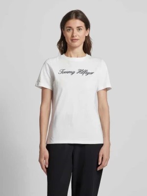 Zdjęcie produktu T-shirt z wyhaftowanym logo Tommy Hilfiger