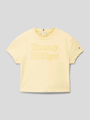 Zdjęcie produktu T-shirt z wyhaftowanym logo Tommy Hilfiger Kids