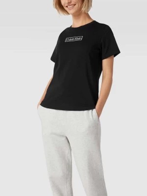 Zdjęcie produktu T-shirt z wyhaftowanymi logo Calvin Klein Underwear