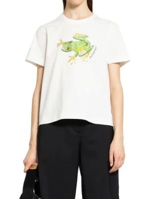 Zdjęcie produktu T-shirt z żabim nadrukiem w fasonie boxy Burberry