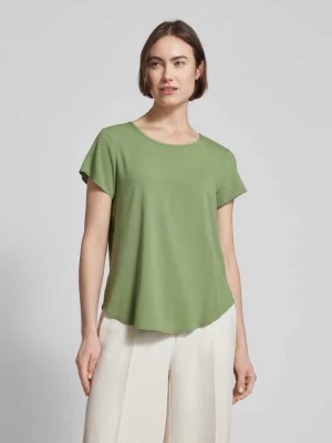 Zdjęcie produktu T-shirt z zaokrąglonym dołem model ‘BELLA’ Vero Moda
