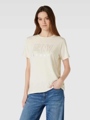 Zdjęcie produktu T-shirt zdobiony kamieniami DKNY PERFORMANCE