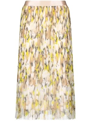 Zdjęcie produktu TAIFUN Spódnica w kolorze żółto-beżowym rozmiar: 42