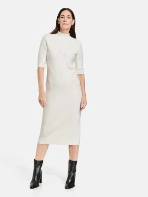 Zdjęcie produktu TAIFUN Sukienka dzianinowa w kolorze białym rozmiar: 40