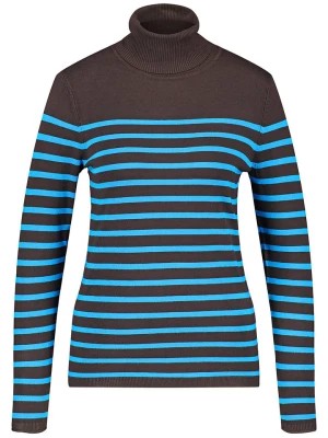 Zdjęcie produktu TAIFUN Sweter w kolorze brązowo-niebieskim rozmiar: 44