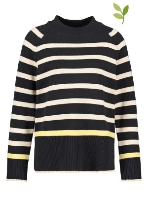 Zdjęcie produktu TAIFUN Sweter w kolorze czarno-kremowym rozmiar: 42