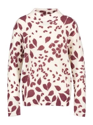 Zdjęcie produktu TAIFUN Sweter w kolorze kremowo-bordowym rozmiar: 44