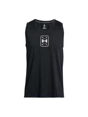 Zdjęcie produktu Tank top do koszykówki męski Under Armour UA Baseline Performance Tank - czarny