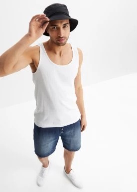 Zdjęcie produktu Tank top w prążek, Slim Fit (2 szt.) bonprix