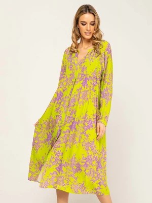 Zdjęcie produktu Tantra Sukienka w kolorze żółto-fioletowym rozmiar: M