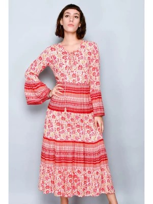 Zdjęcie produktu H.H.G. Sukienka w kolorze czerwonym ze wzorem rozmiar: M