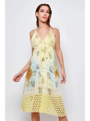 Zdjęcie produktu Tarifa Sukienka w kolorze żółtym rozmiar: M