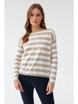 Zdjęcie produktu TATUUM Koszulka w kolorze karmelowo-białym rozmiar: XL