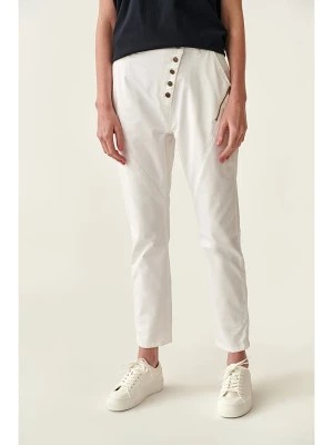 Zdjęcie produktu TATUUM Spodnie w kolorze białym rozmiar: 38