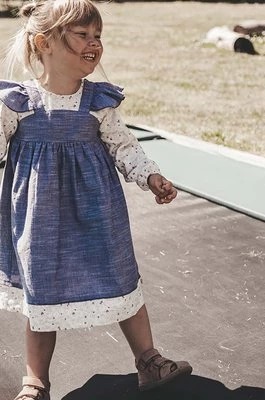 Zdjęcie produktu That's mine sukienka bawełniana dziecięca Canza kolor niebieski mini rozkloszowana
