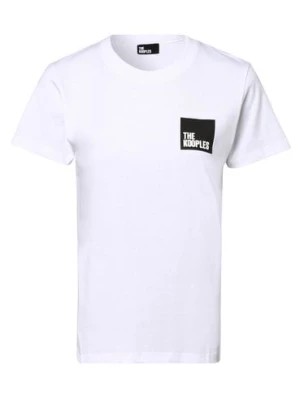 Zdjęcie produktu The Kooples T-shirt damski Kobiety Bawełna biały jednolity,