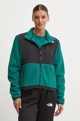 Zdjęcie produktu The North Face bluza polarowa Retro Denali Jacket kolor zielony wzorzysta NF0A88YRS9W1