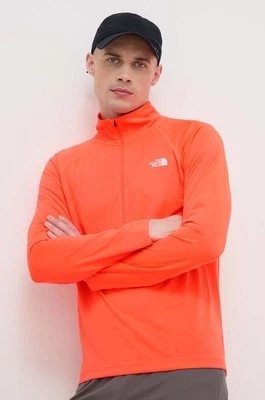 Zdjęcie produktu The North Face bluza sportowa Flex II kolor pomarańczowy gładka NF0A7ZBCQI41