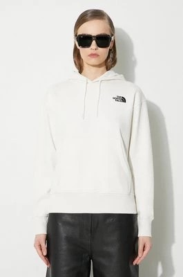 Zdjęcie produktu The North Face bluza W Essential Hoodie damska kolor beżowy z kapturem gładka NF0A7ZJDQLI1