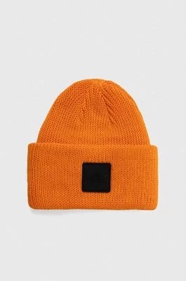 Zdjęcie produktu The North Face czapka kolor pomarańczowy z grubej dzianiny