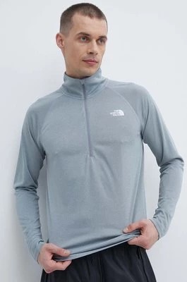 Zdjęcie produktu The North Face longsleeve sportowy Flex II kolor szary gładki NF0A7ZBCJNF1