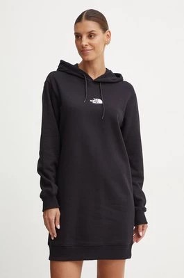 Zdjęcie produktu The North Face sukienka bawełniana Zumu Hooded Dress kolor czarny mini oversize NF0A89F8JK31