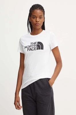 Zdjęcie produktu The North Face t-shirt bawełniany Easy Tee damski kolor biały NF0A8A6DFN41