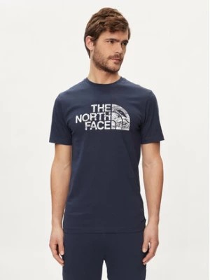 Zdjęcie produktu The North Face T-Shirt Woodcut Dome NF0A87NX Granatowy Regular Fit