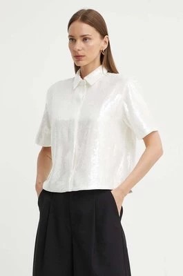 Zdjęcie produktu Theory koszula damska kolor biały regular z kołnierzykiem klasycznym