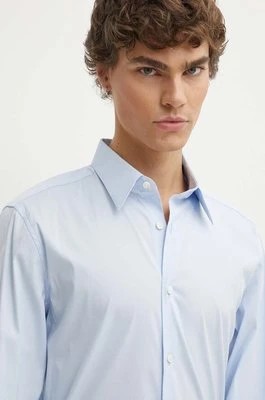 Zdjęcie produktu Theory koszula męska kolor niebieski regular z kołnierzykiem klasycznym