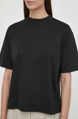 Zdjęcie produktu Theory t-shirt bawełniany damski kolor czarny