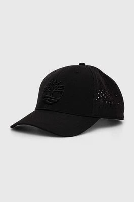 Zdjęcie produktu Timberland czapka z daszkiem kolor czarny z aplikacją TB0A2PBV0011