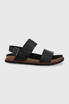 Zdjęcie produktu Timberland sandały skórzane Amalfi Vibes 2Band Sandal męskie kolor czarny TB0A2CET0151