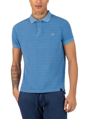 Zdjęcie produktu Timezone Koszulka polo w kolorze niebieskim rozmiar: XXL