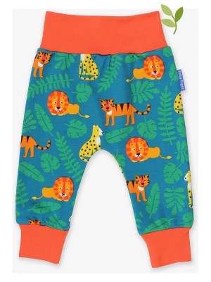 Zdjęcie produktu Toby Tiger Spodnie w kolorze zielono-pomarańczowym rozmiar: 68