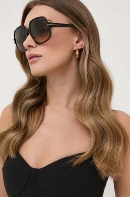 Zdjęcie produktu Tom Ford okulary przeciwsłoneczne damskie kolor czarny