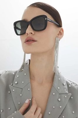 Zdjęcie produktu Tom Ford okulary przeciwsłoneczne damskie kolor czarny