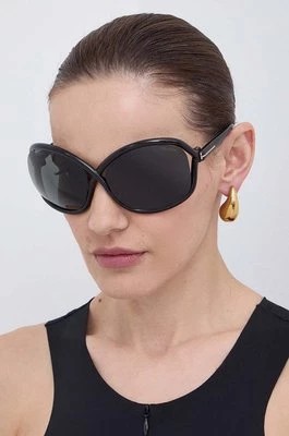 Zdjęcie produktu Tom Ford okulary przeciwsłoneczne damskie kolor czarny FT1068_6801A