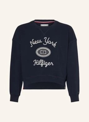 Zdjęcie produktu Tommy Hilfiger Bluza Nierozpinana Z Ozdobnymi Kamykami blau